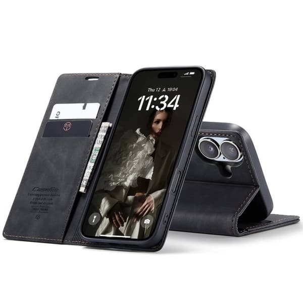 CaseMe mobildeksel 013 til Apple iPhone 16 Plus - Svart