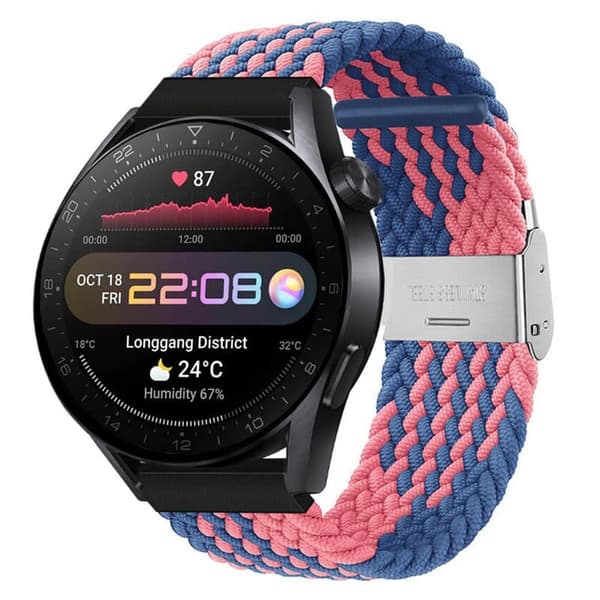 Flettet Elastisk urrem til Huawei Watch 3 Pro (48mm) -