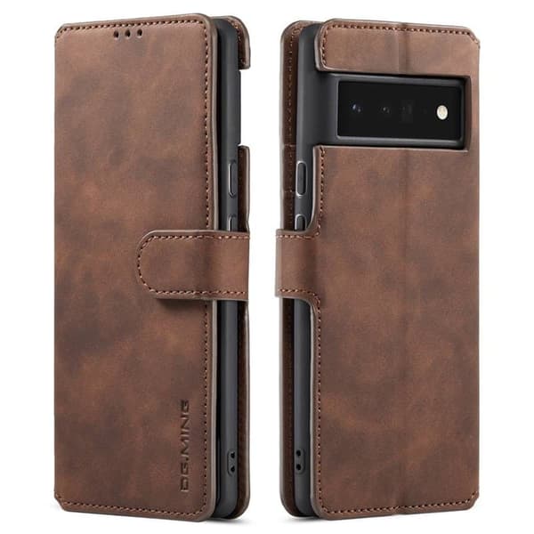 DG-Ming Wallet cover 3-kort til Google Pixel 6 Pro - Coffe
