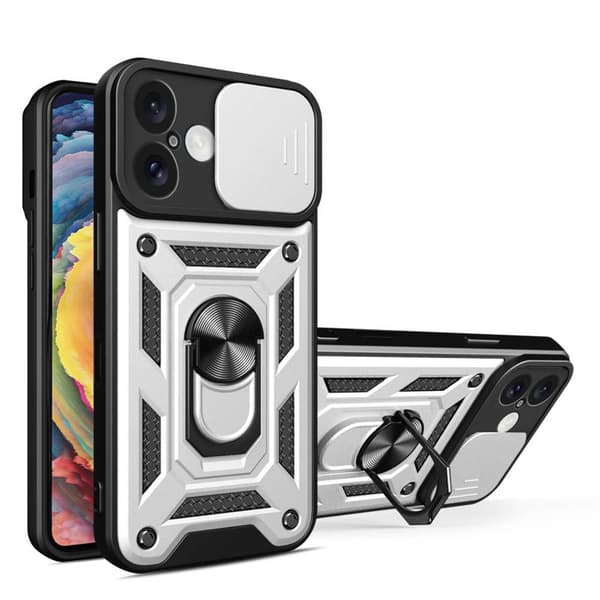 Jazz 3i1 cover til Apple iPhone 16 Plus - SÃ¸lv