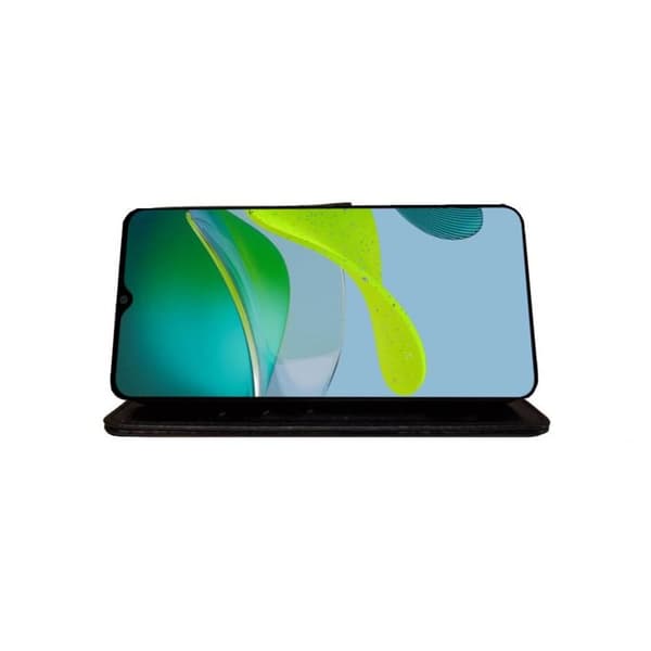 Wallet cover 3-kort til Motorola Moto E13 - Sort