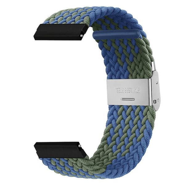 Flettet Elastisk urrem til OnePlus Watch 46mm - blÃ¥grÃ¸n