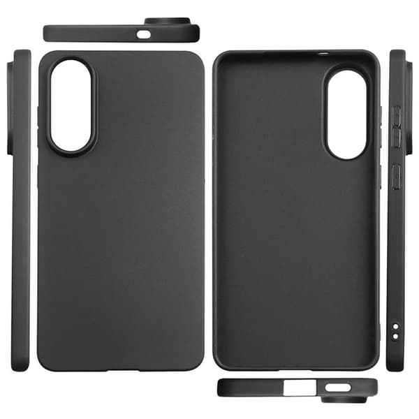Silikone cover til Samsung Galaxy S25 Edge - Sort