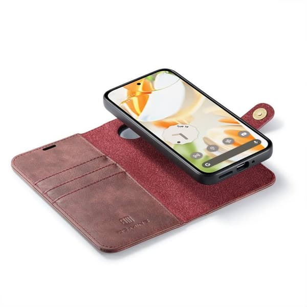 Wallet DG-Ming 2i1 til Google Pixel 9 - RÃ¸d