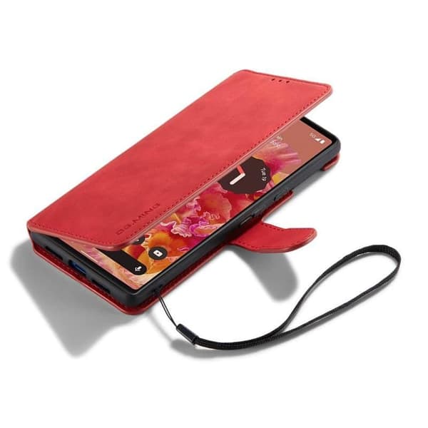 DG-Ming Wallet cover 3-kort til Google Pixel 6 - Rød