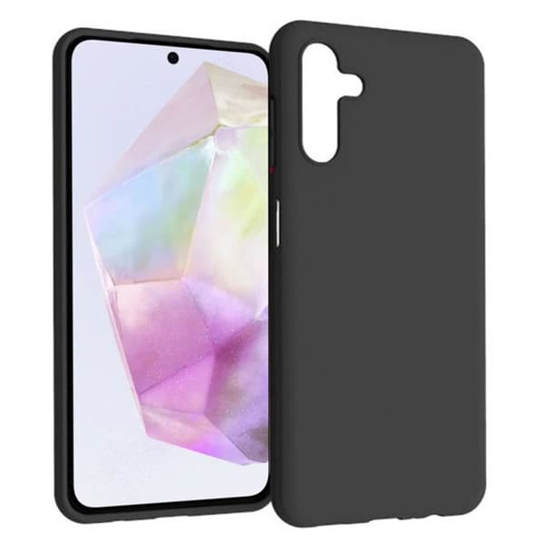 Silikone cover til Samsung Galaxy A35 - Sort