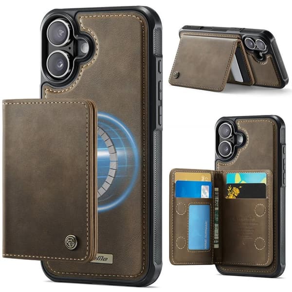 CaseMe C69 2i1 deksel til Apple iPhone 17 - Coffee