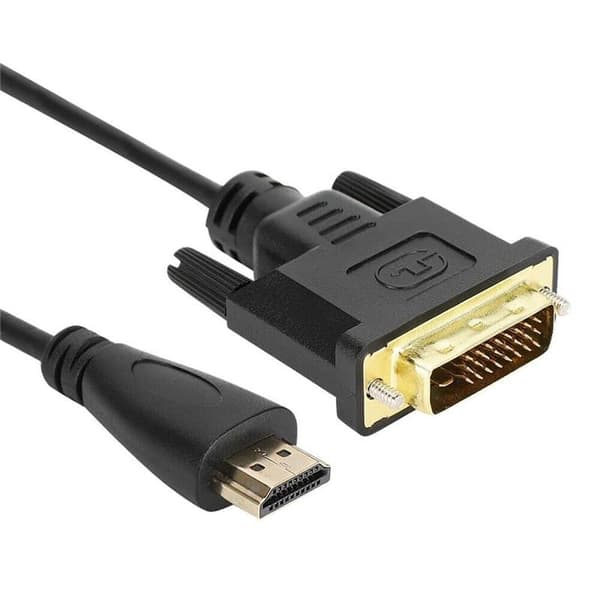 Kabel 1.8m HDMI-A han til DVI han