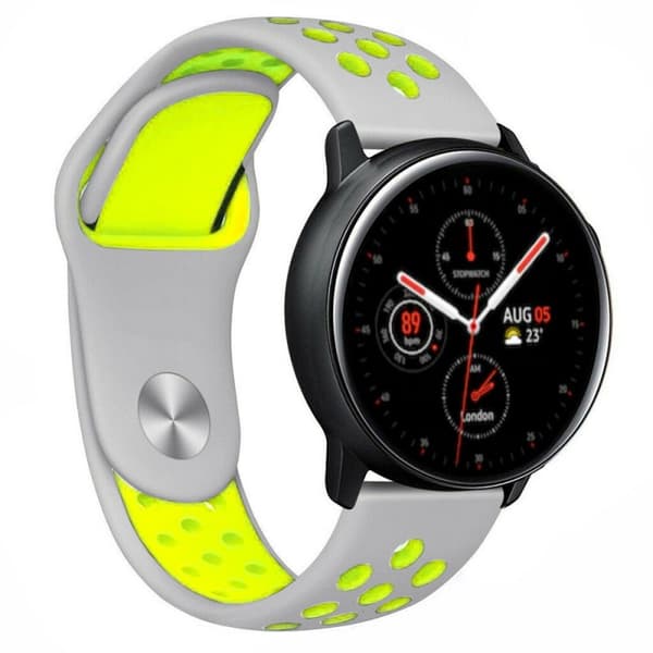 EBN Urrem til Samsung Galaxy Watch Active 2 (44mm) - Grå / gul