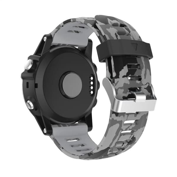 Camo Urrem til Garmin Fenix 5X / 5X Plus - GrÃ¥