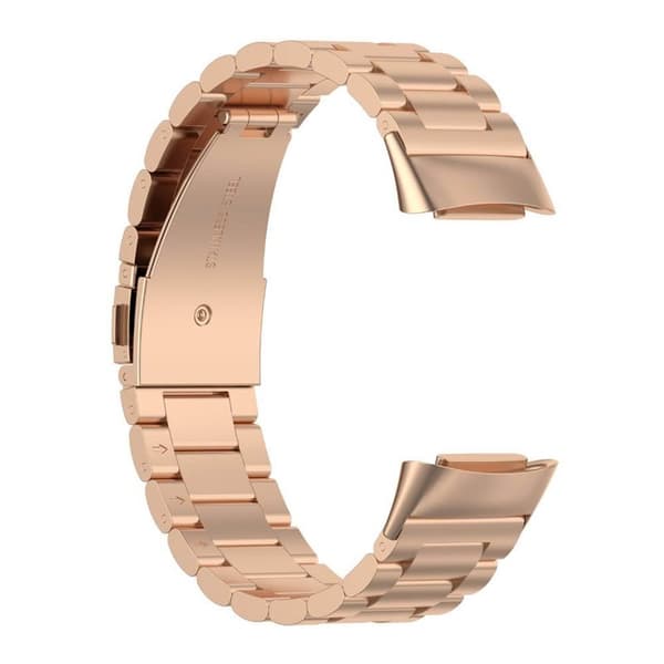 klokkereim rustfritt stÃ¥l til Fitbit Charge 6 - Rose