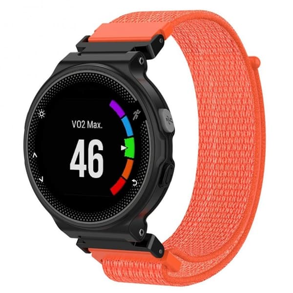 Nylon Kellon ranneke Garmin Forerunner 735XT -Orange