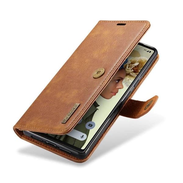 Wallet DG-Ming 2i1 til Google Pixel 6 Pro - Brun