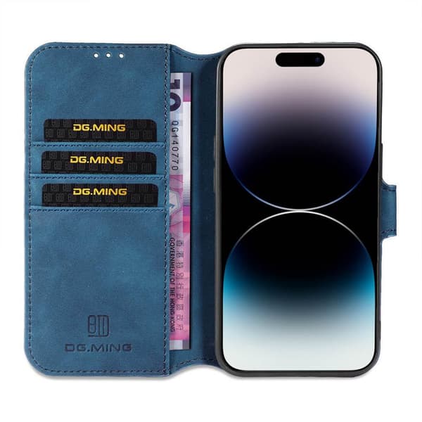 DG-Ming mobilfodral 3-kort till Apple iPhone 14 Pro - BlÃ¥