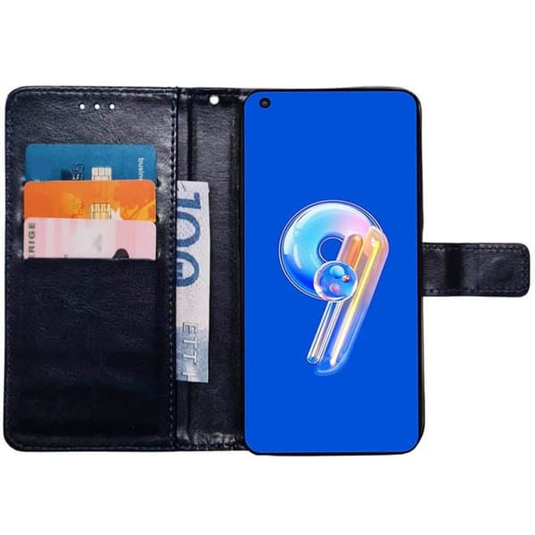 Wallet cover 3-kort til Asus Zenfone 9 - Mørkeblå