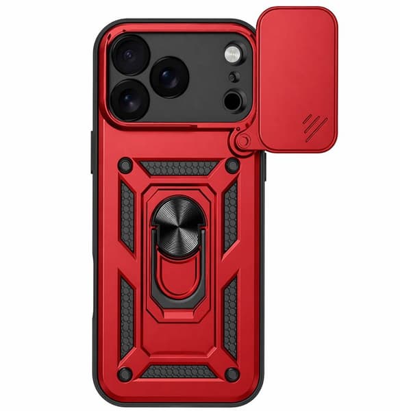 Jazz 3i1 deksel til Apple iPhone 18 Pro Max - Rød