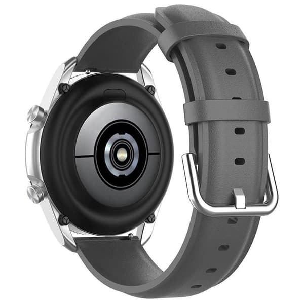LÃ¦derurrem til Samsung Galaxy Watch 3 (41mm) - GrÃ¥