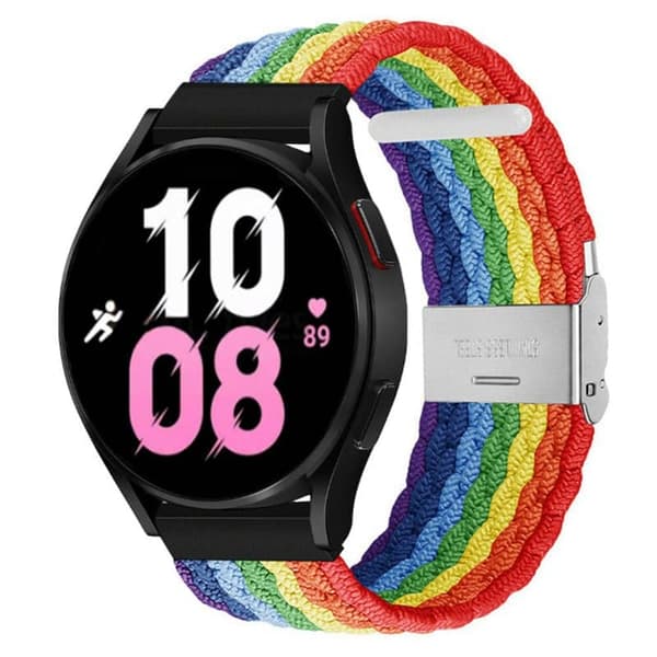 Flettet Elastisk urrem til Samsung Galaxy Watch 5 (40mm) - Pride