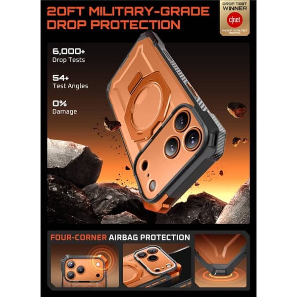SUPCASE UB Grip deksel til Apple iPhone 17 Pro - Coral