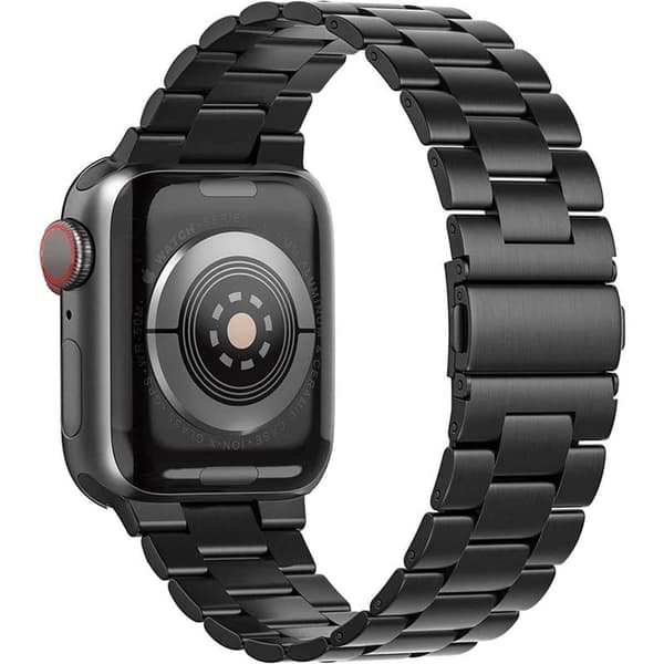 Urrem Rustfrit stÃ¥l til Apple Watch 8 (45mm) - Sort
