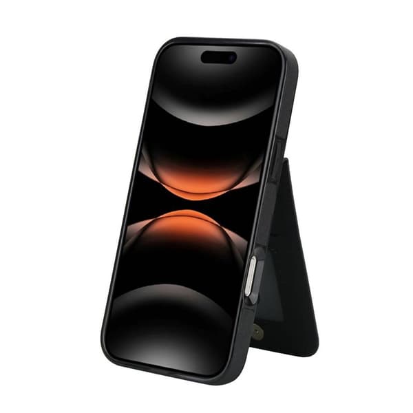 Zipper halskæde cover til Apple iPhone 17 Pro Max - Sort