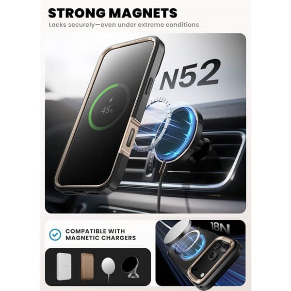 i-Blason Ares Flip cover til Apple iPhone 17 Pro Max - Desert