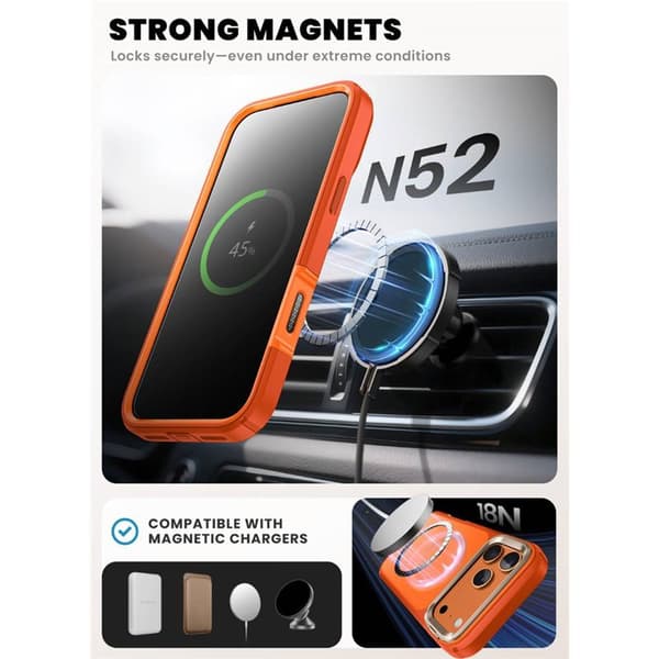 i-Blason Ares Flip deksel til Apple iPhone 18 Pro Max - Coral