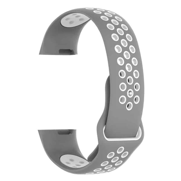 EBN Sport urrem til Fitbit Charge 3 - Grå / hvid