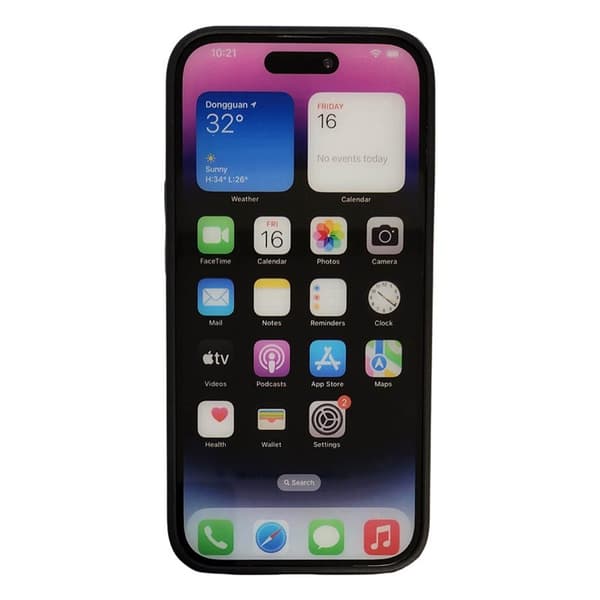 Rhombus cover til Apple iPhone 14 Pro - Sort