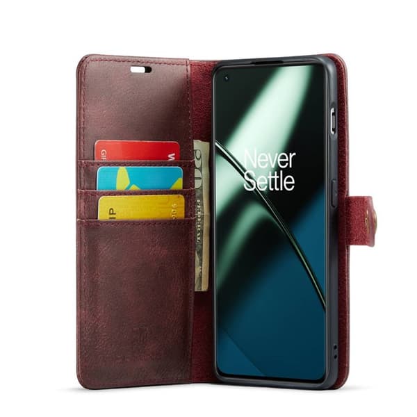 Wallet DG-Ming 2i1 til OnePlus 11 - RÃ¸d