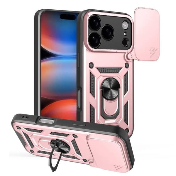 Jazz 3i1 cover til Apple iPhone 17 Pro - Rose