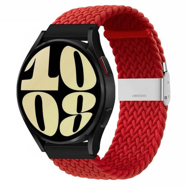 Flettet Elastisk urrem til Samsung Galaxy Watch 6 (44mm) - MÃ¸rk