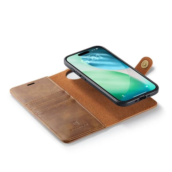 Wallet DG-Ming 2i1 til Apple iPhone Air - Brun