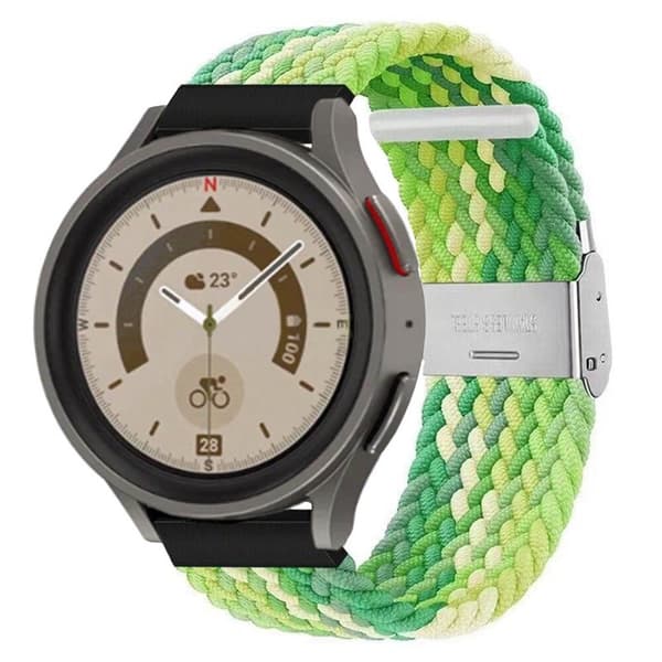 Flettet Elastisk urrem til Samsung Galaxy Watch 5 Pro (45mm) - G