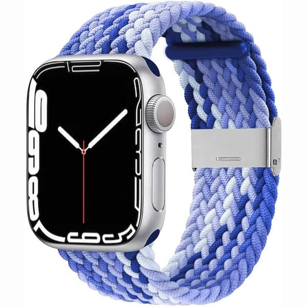Flettet Urrem til Apple Watch 7 (41mm) - Gradient blue