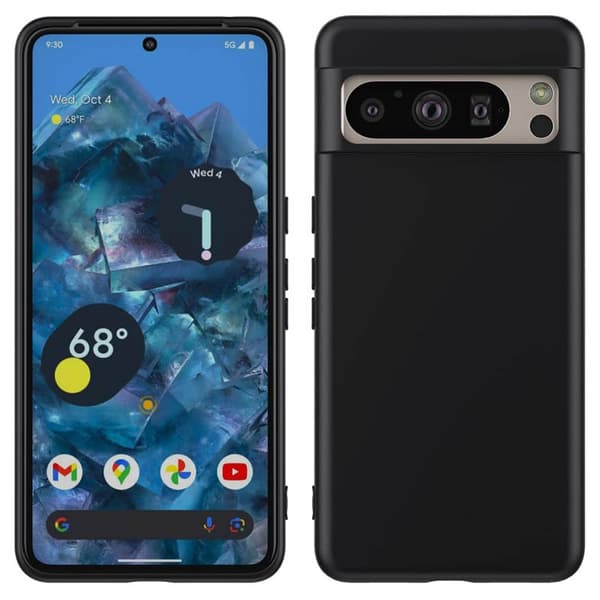 Silikone cover til Google Pixel 8 Pro - Sort