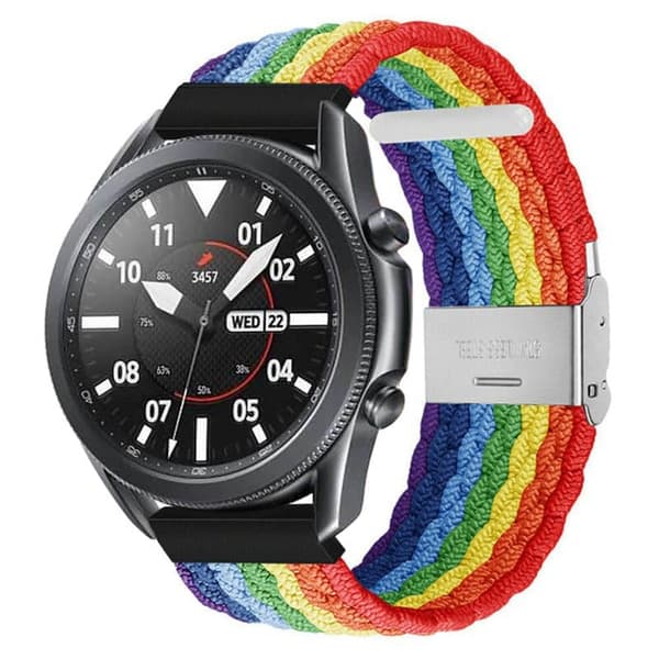 Flettet Elastisk urrem til Samsung Galaxy Watch 3 (45mm) - Pride