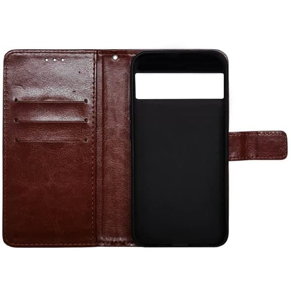 Wallet cover 3-kort til Google Pixel 7 Pro - Brun