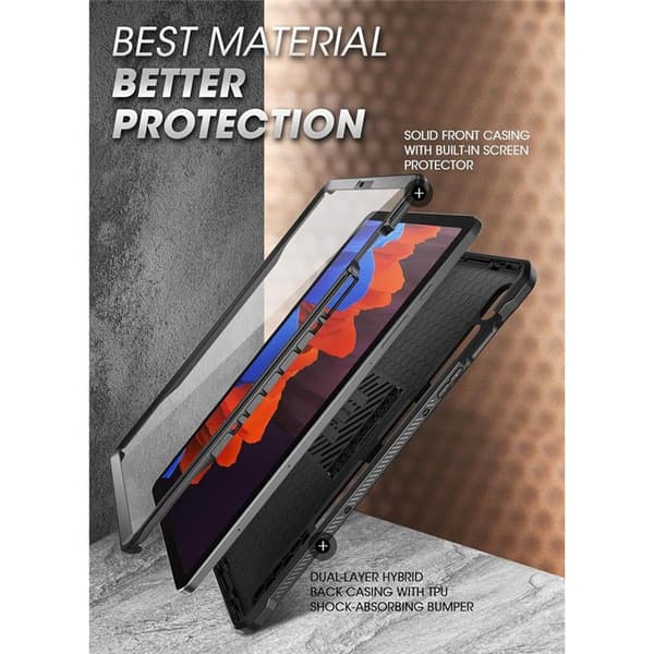 SUPCASE UB Pro tabletcover til Samsung Galaxy Tab S9 FE - Sort