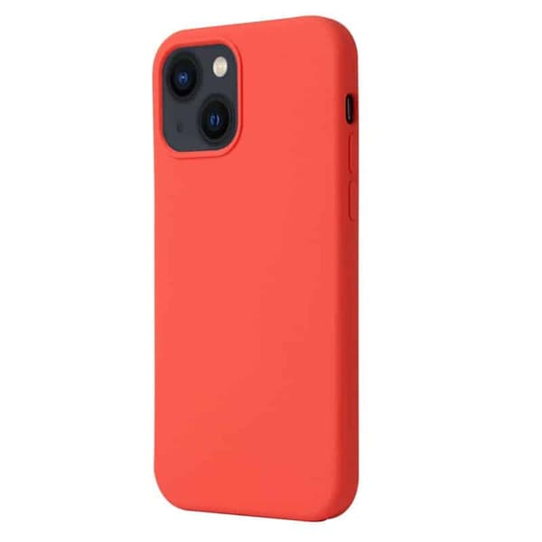 Liquid silikonisuoja Apple iPhone 13 - Coral