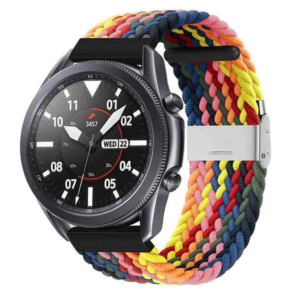 Punottu Kellon ranneke Samsung Galaxy Watch 3 (41mm) - rainbow
