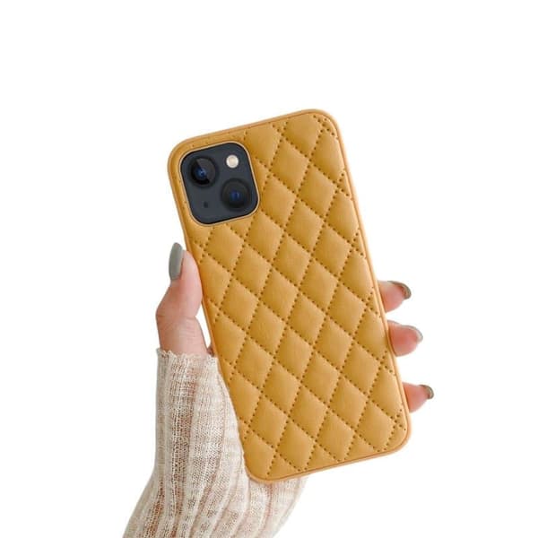 Rhombus cover til Apple iPhone 14 Plus - Gul
