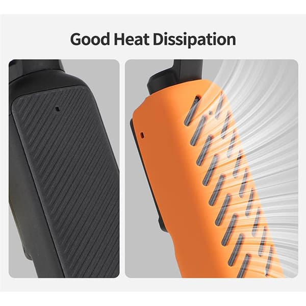 Sunnylife ventileret silikonecover til DJI Osmo Pocket 3 - Sort