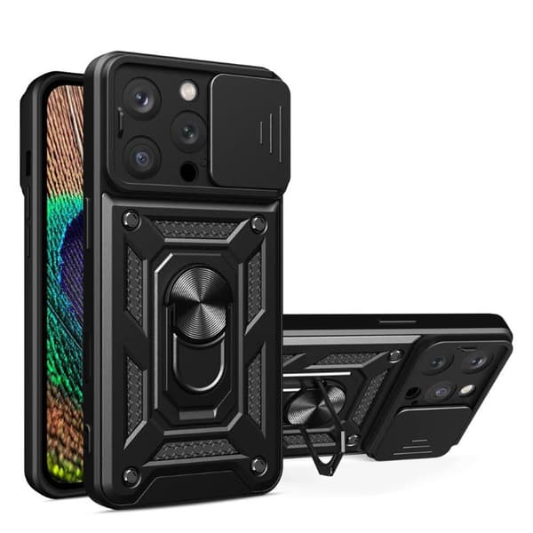 Jazz 3i1 cover til Apple iPhone 16 Pro - Sort