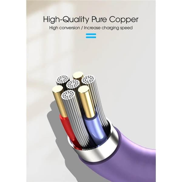 Kabel 1m USB-C hann til USB-A hann - Hvit