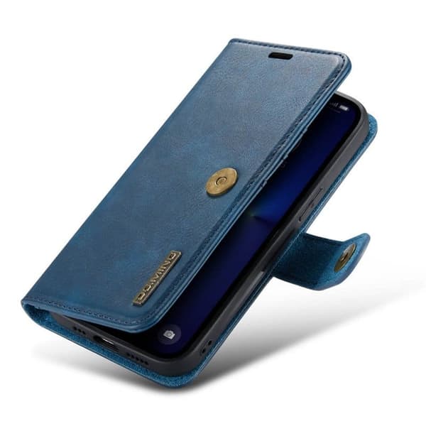 Mobil lommebok DG-Ming 2i1 til Apple iPhone 13 Pro Max - Blå