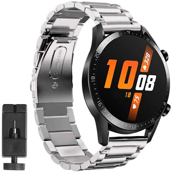 Urrem rustfrit stål til Huawei Watch GT2 (42mm) - Sølv