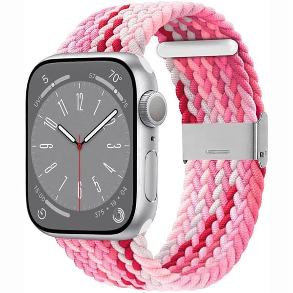Punottu kellon ranneke Apple Watch 9 (45mm) - Gradientred