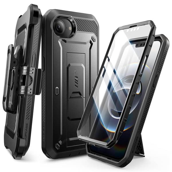 SUPCASE UB Pro kotelo Apple iPhone 16e - Musta