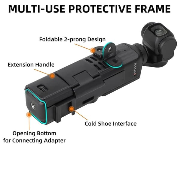 Sunnylife utvidelsesadapter deksel til DJI Osmo Pocket 3